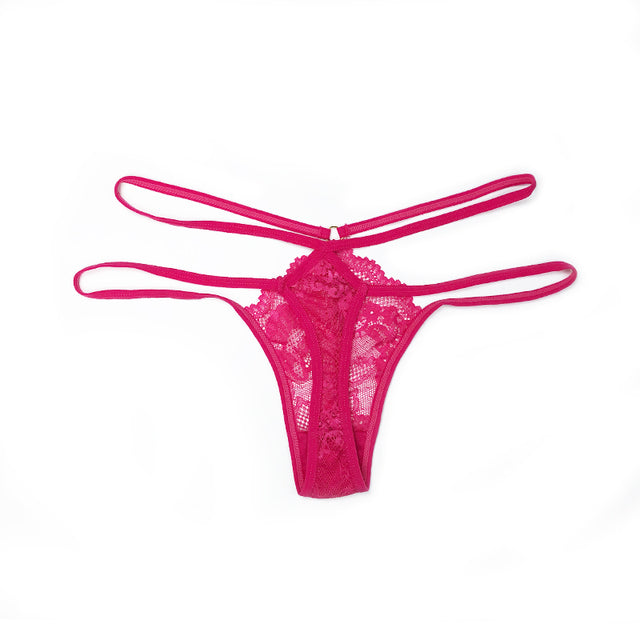 Thin Strap Thong Women Low Waist Panties Sexy Underwear Ladies Briefs Lingere Panty Underware Comfortable Womens Lingerie Thongs