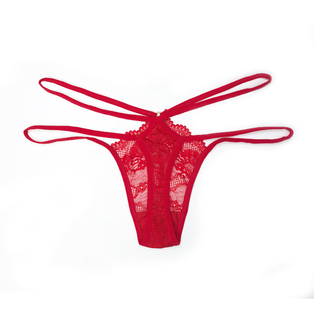Thin Strap Thong Women Low Waist Panties Sexy Underwear Ladies Briefs Lingere Panty Underware Comfortable Womens Lingerie Thongs