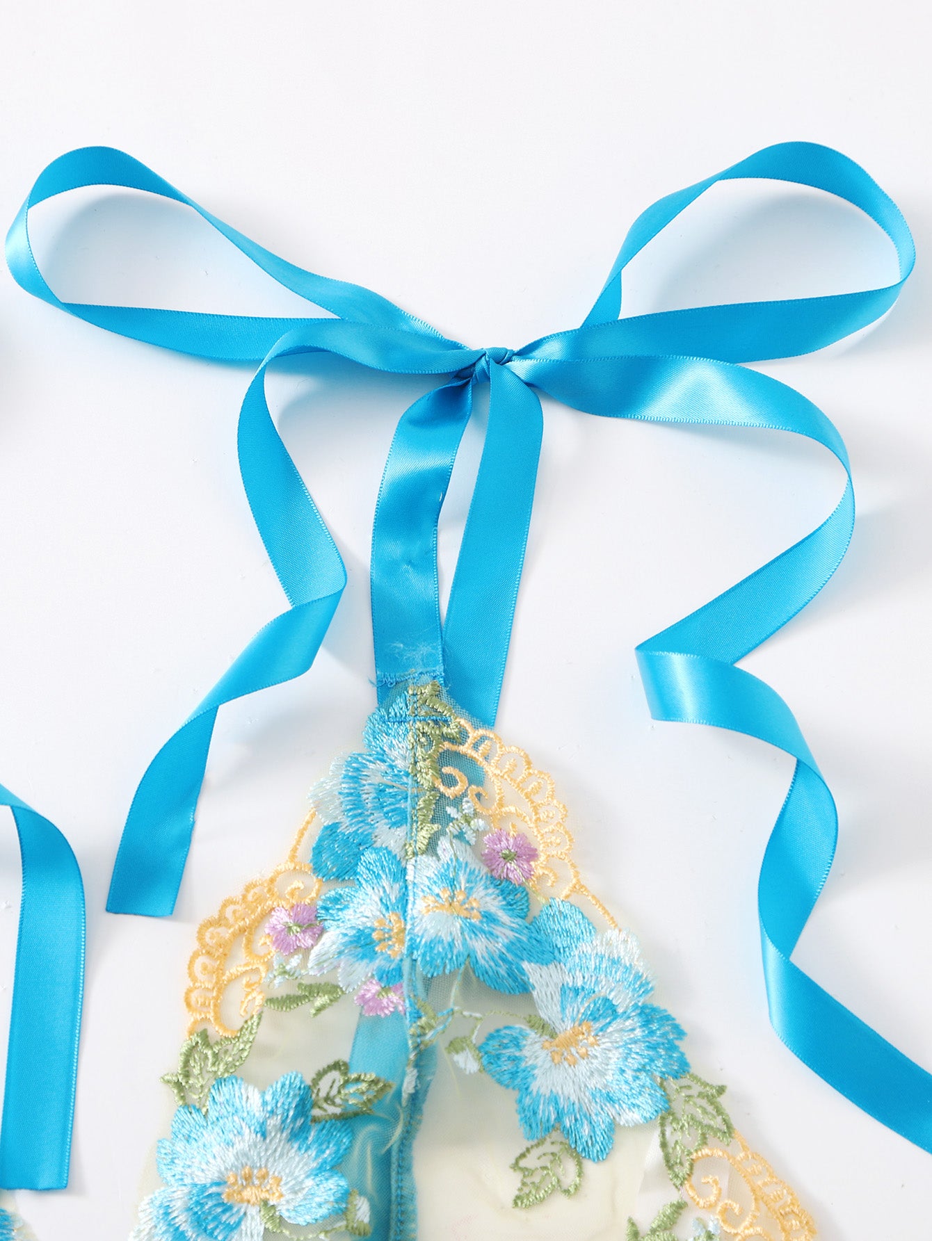 Women Sexy Bandage Lingerie Transparent Embroidery Push Up Bra Sex Panties Temptation Erotic Costumes Sensual Underwear