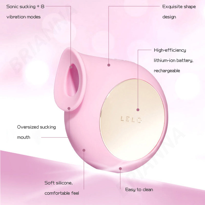 LELO SILA sucking vibrator soft silicone clitoris Stimulator 8 frequency Nipples clitoris sucker vibrators for women sex toys