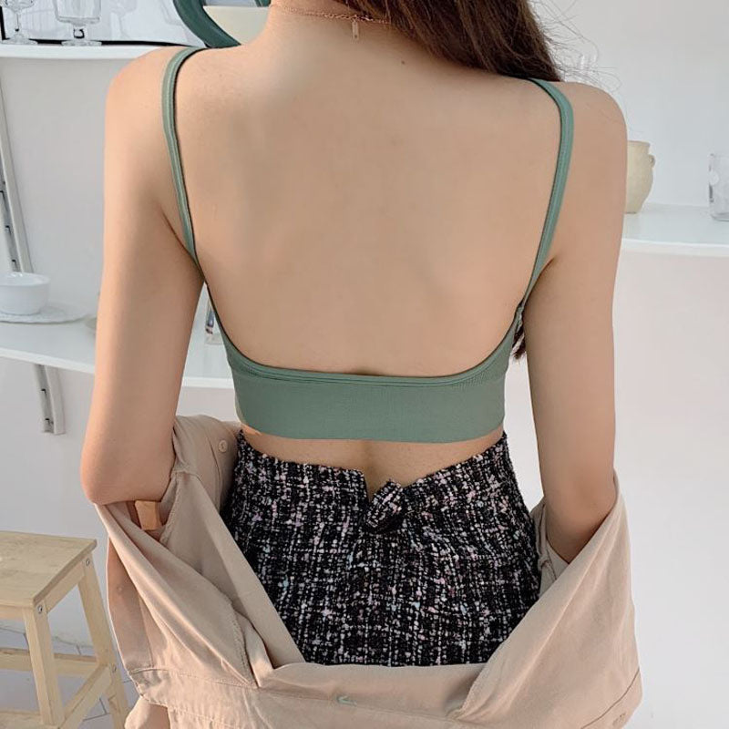 Sexy Women Bra Seamless Wire Free Bra Underwear Female Lingerie Soft Tank Crop