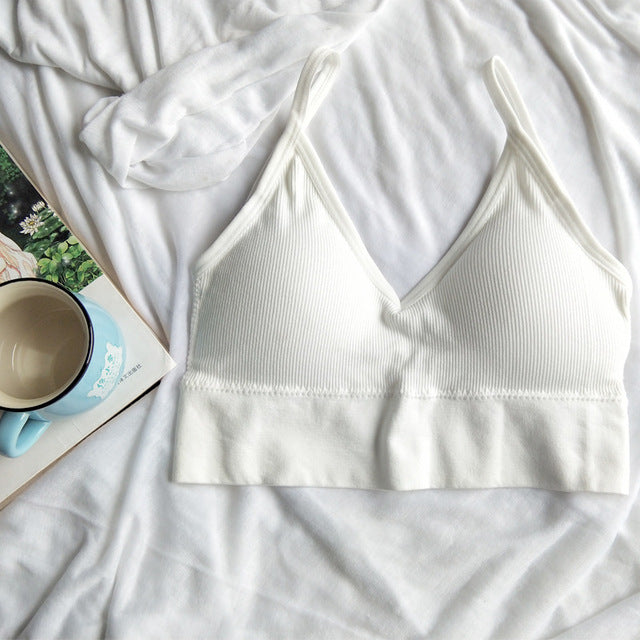 Sexy Women Bra Seamless Wire Free Bra Underwear Female Lingerie Soft Tank Crop