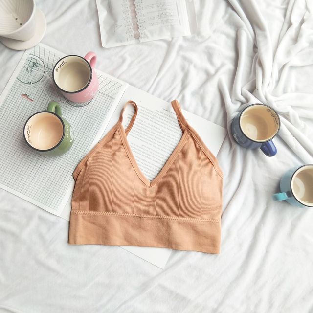 Sexy Women Bra Seamless Wire Free Bra Underwear Female Lingerie Soft Tank Crop
