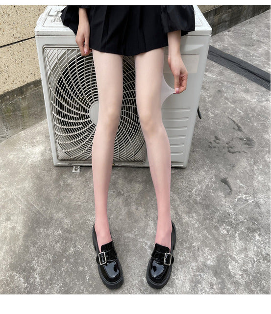 Gradient Stockings Pantyhose Tight Black Grey Velvet Tide Socks Sexy