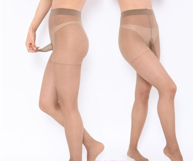 Pantyhose Tights Ultra Thin Elastic Mens Silk Stockings Penis Pouch Sheath Underwear Men Sexy Stockings