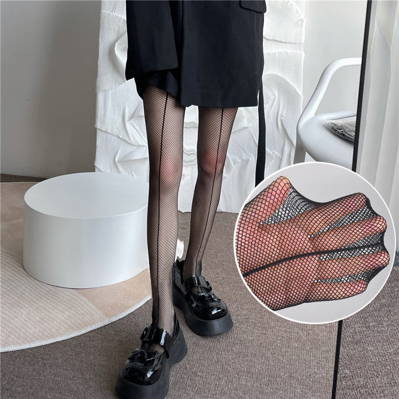 Japanese Style Kawaii Cute Tights Lolita Girl Bowknot Mesh Fishnet Pantyhose Thigh High Stockings Lingerie Sexy Nightclub Tights