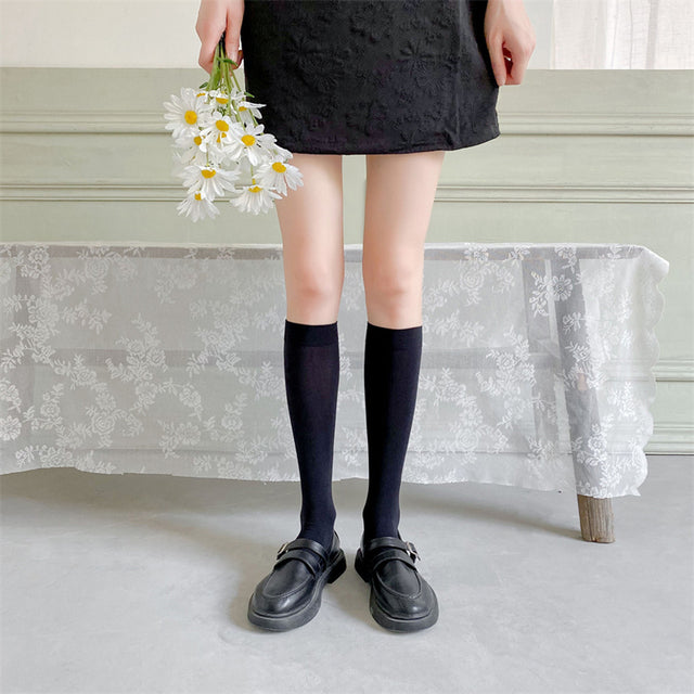 Stockings Bandage Cross Ribbon Knee Socks Anti-Snagging Party Fish Net 2 Wearing Ways Stocking Fishnet Pantyhose