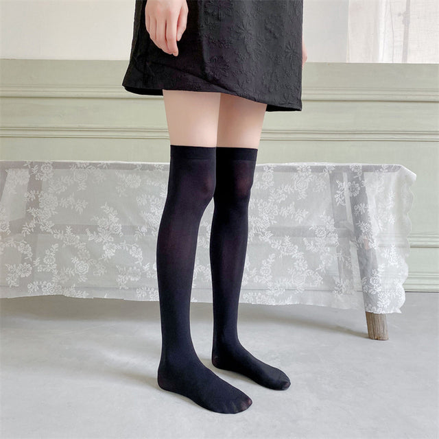 Stockings Bandage Cross Ribbon Knee Socks Anti-Snagging Party Fish Net 2 Wearing Ways Stocking Fishnet Pantyhose