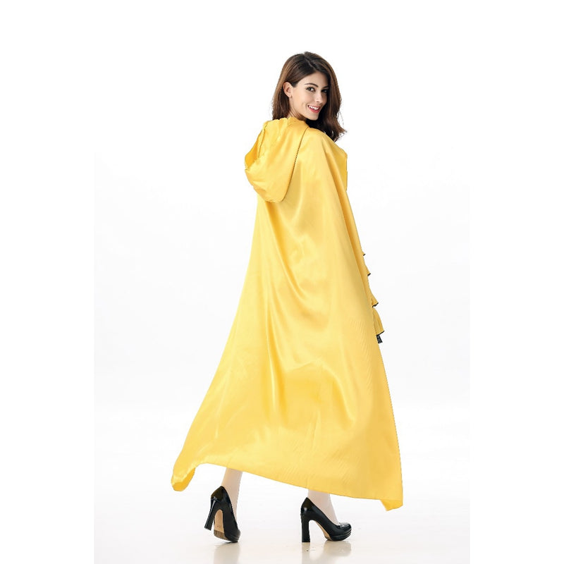 Fashion Yellow Fairy Tale Princess Sexy Little Red Riding Hood Fantasia Uniformes Fancy Dress Halloween Costume