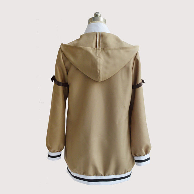 Steins Gate Cosplay Costume Japanese Anime Cosplay Makise Kurisu Cosplay Jacket Coat Outfit Suits Uniform