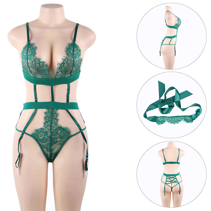 Sexy Hot Women Hollow Out Erotic Body Lingerie With Eye Mask See Though Lace Body Suit Black Red Plus Size Sexy Teddy