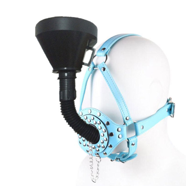 Fetish Funnel Mouth Gag BDSM Bondage Set Slave Oral Fixation Mouth Stuffed SM Adult Game Sex Toys For Women Men Toys For Adults