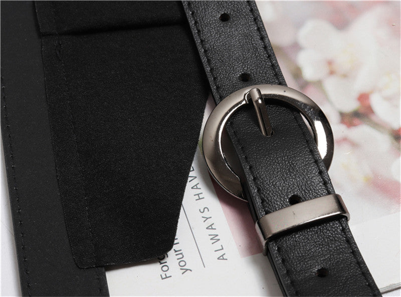 HATCYGGO Women Leather Belt Body Bondage Harness Brass Peplum Waist Belt Suspenders Fashion Corsets Dress Belts Luxury